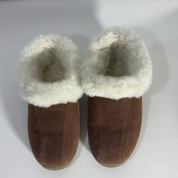 Red Wing SheepSkin Fleece Lined Cowhide Suede Leather Slippers Size L8; NICE!! - Picture 3 of 15